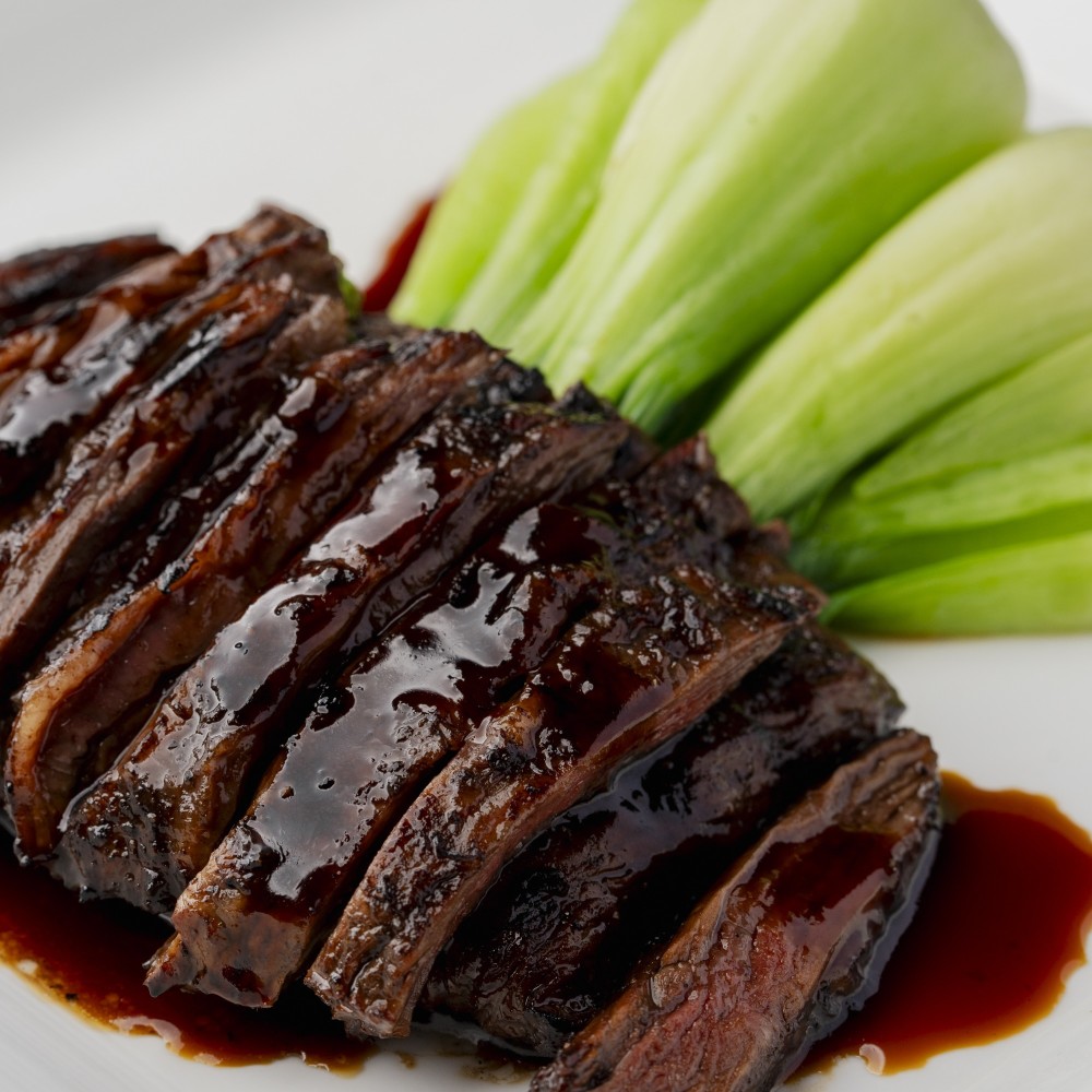 Bok choy salteado no wok