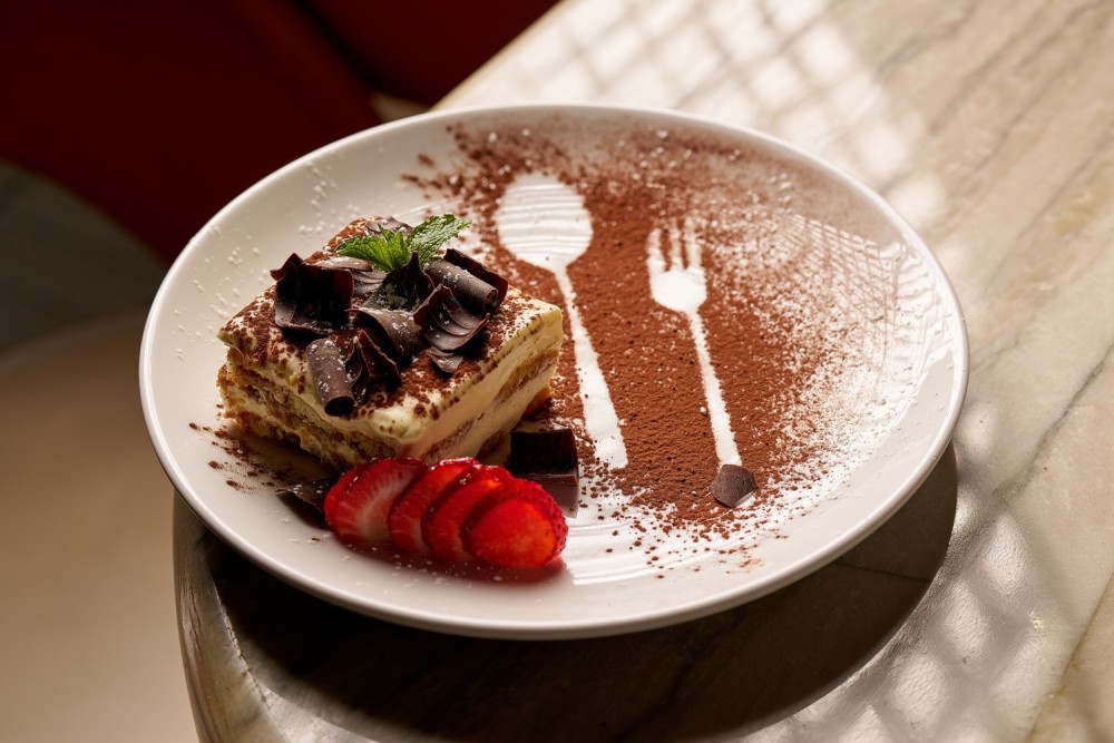 espresso, layered lady fingers, mascarpone
