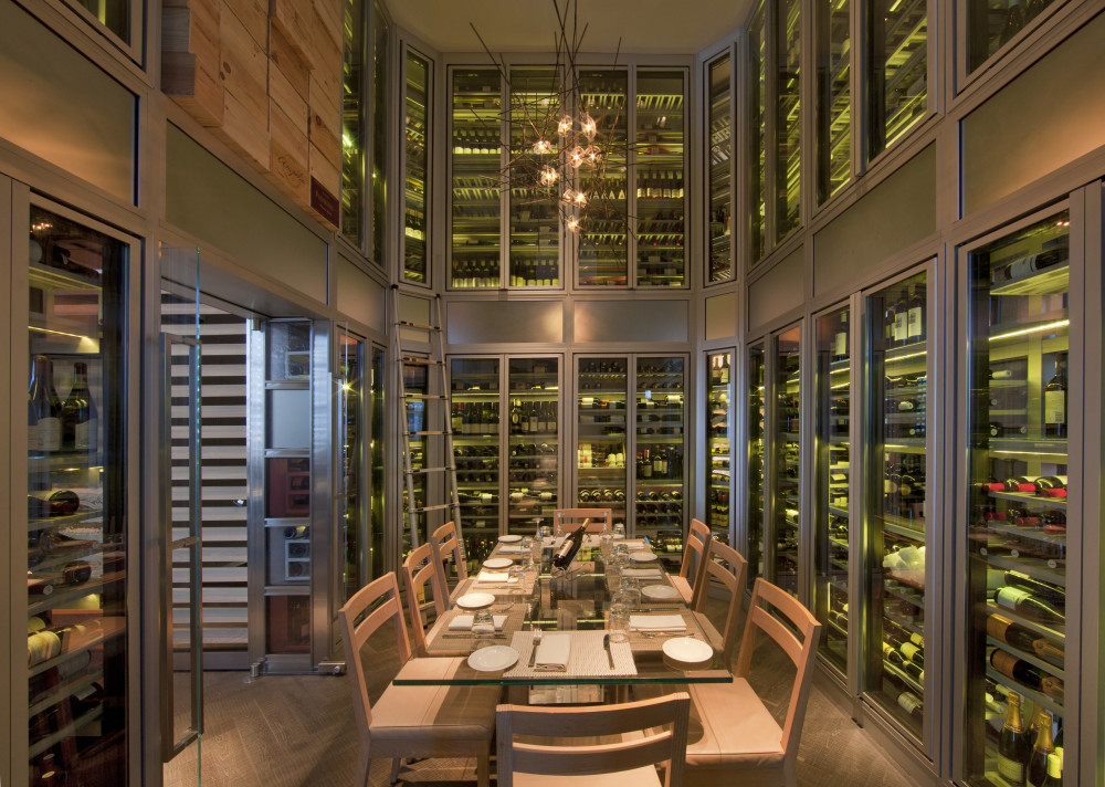 Our intimate Wine Cave available to book for dinners.