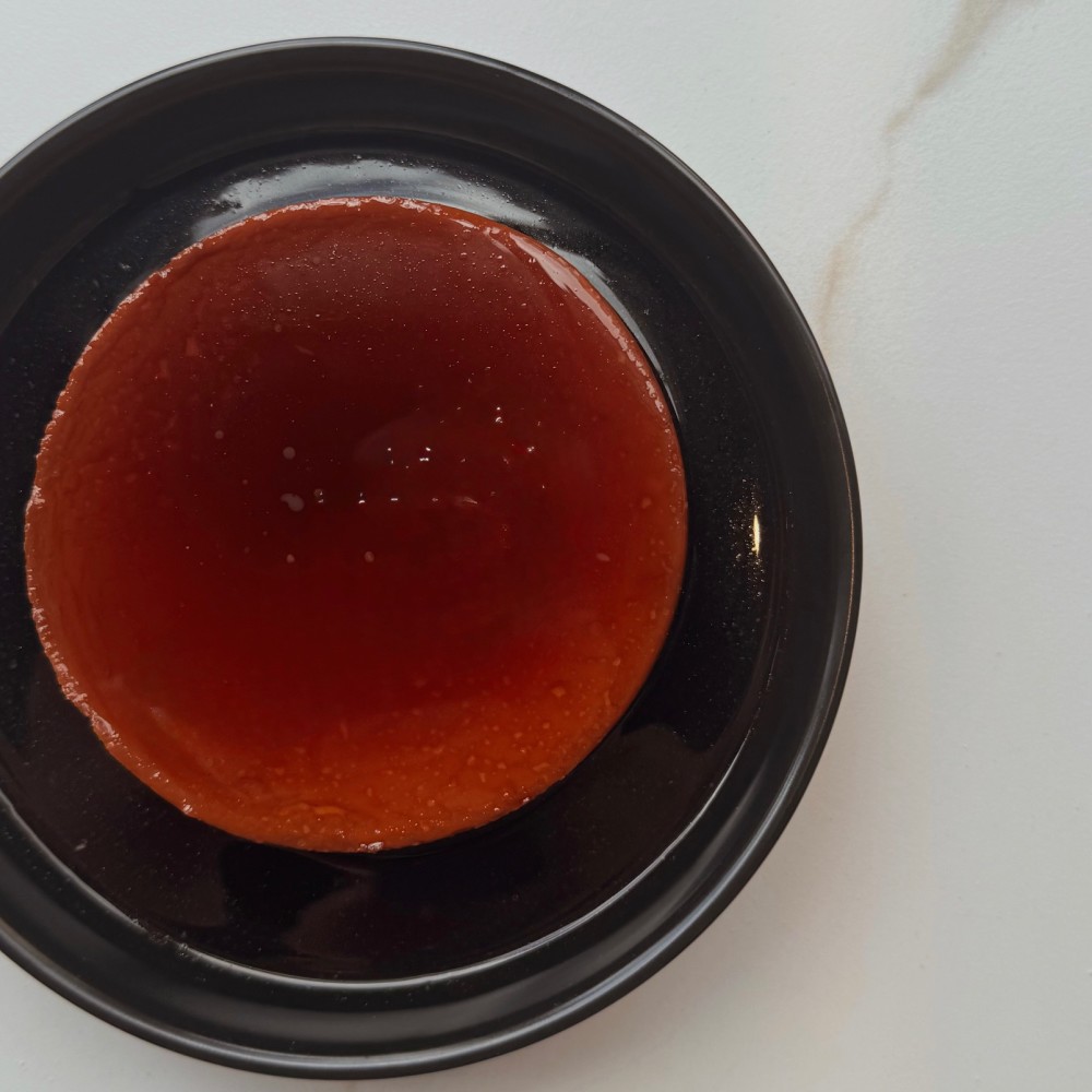 Panna cotta, caramelo quemado