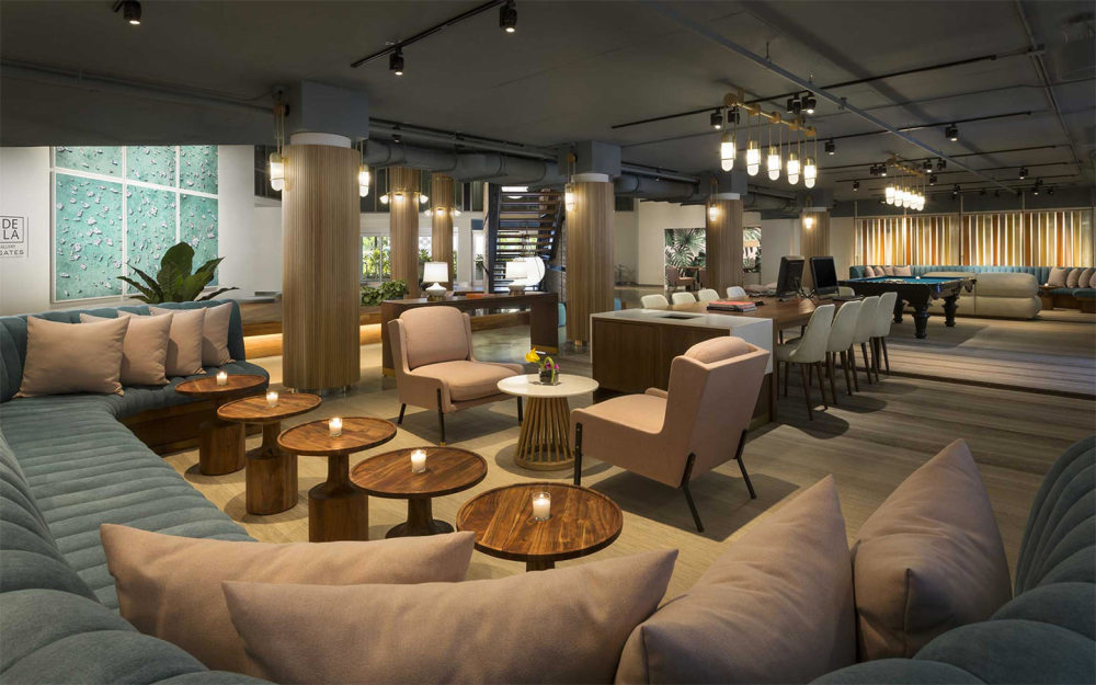 Lobby sitting area
