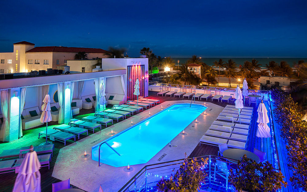 The Hotel Rooftop Pool with Ocean View