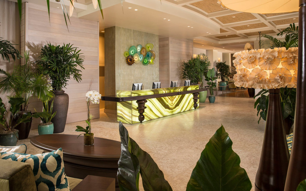 Front Desk at The Palms