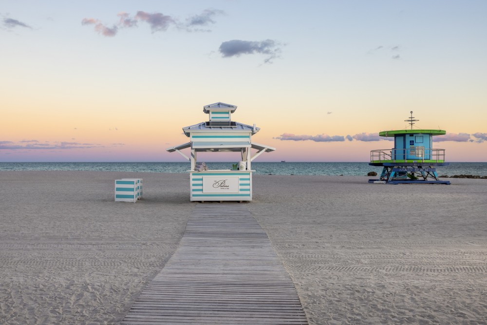 Beach Hut at Sunrise