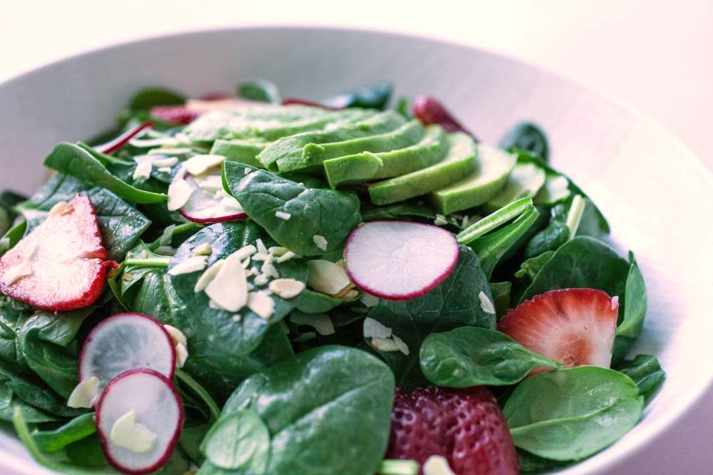 Strawberry & Spinach Salad