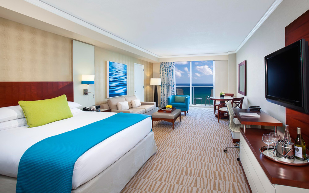 Junior Suite at Trump International Beach Resort.
