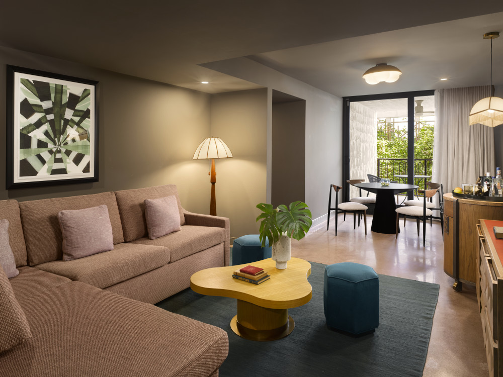 Evoke the feeling of your own personal Miami pied-à-terre in this two-bedroom, two bathroom suite with a secluded, lush private balcony.