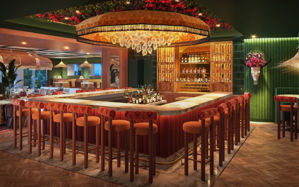 Viva Bar is at the heart of The Sunny—an energetic space with craft cocktails, light bites, and a lively vibe perfect for mingling or unwinding.