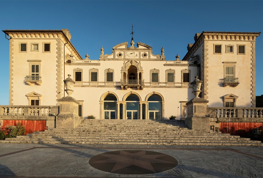 Vizcaya's Main House from the lower East Terrace. Photo by Robin Hill.