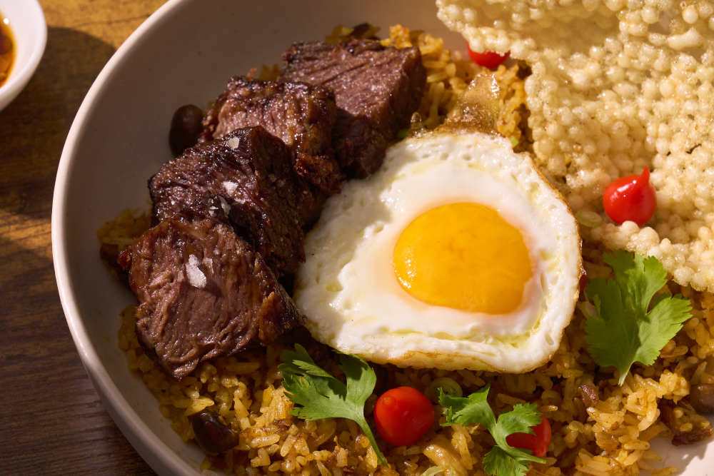 Wayan Short Rib Fried Rice with Fried Egg