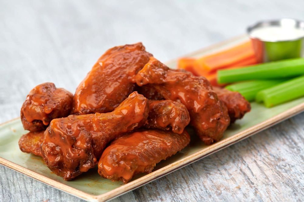 Our signature slow-roasted jumbo wings