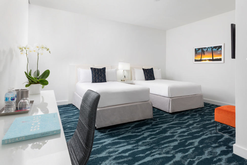 YVE Hotel Miami Room with 2 Double Beds