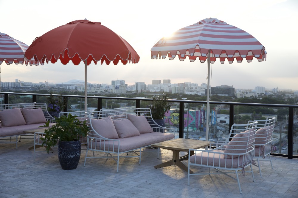 Rooftop sunset