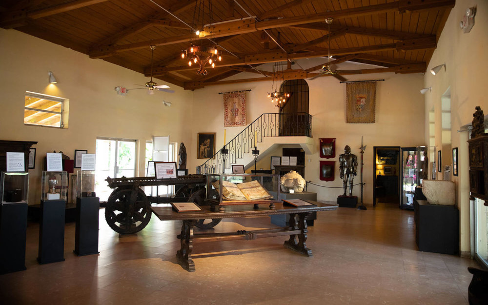 Ancient Spanish Monastery Gift Shop & Museum Interior