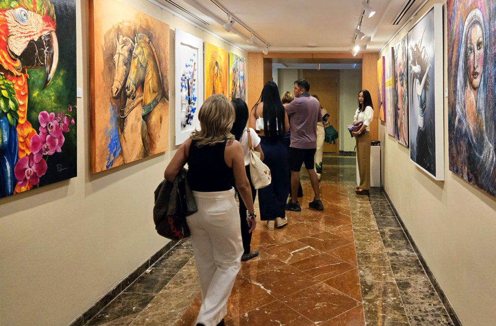Hotel lobby pop art gallery hall