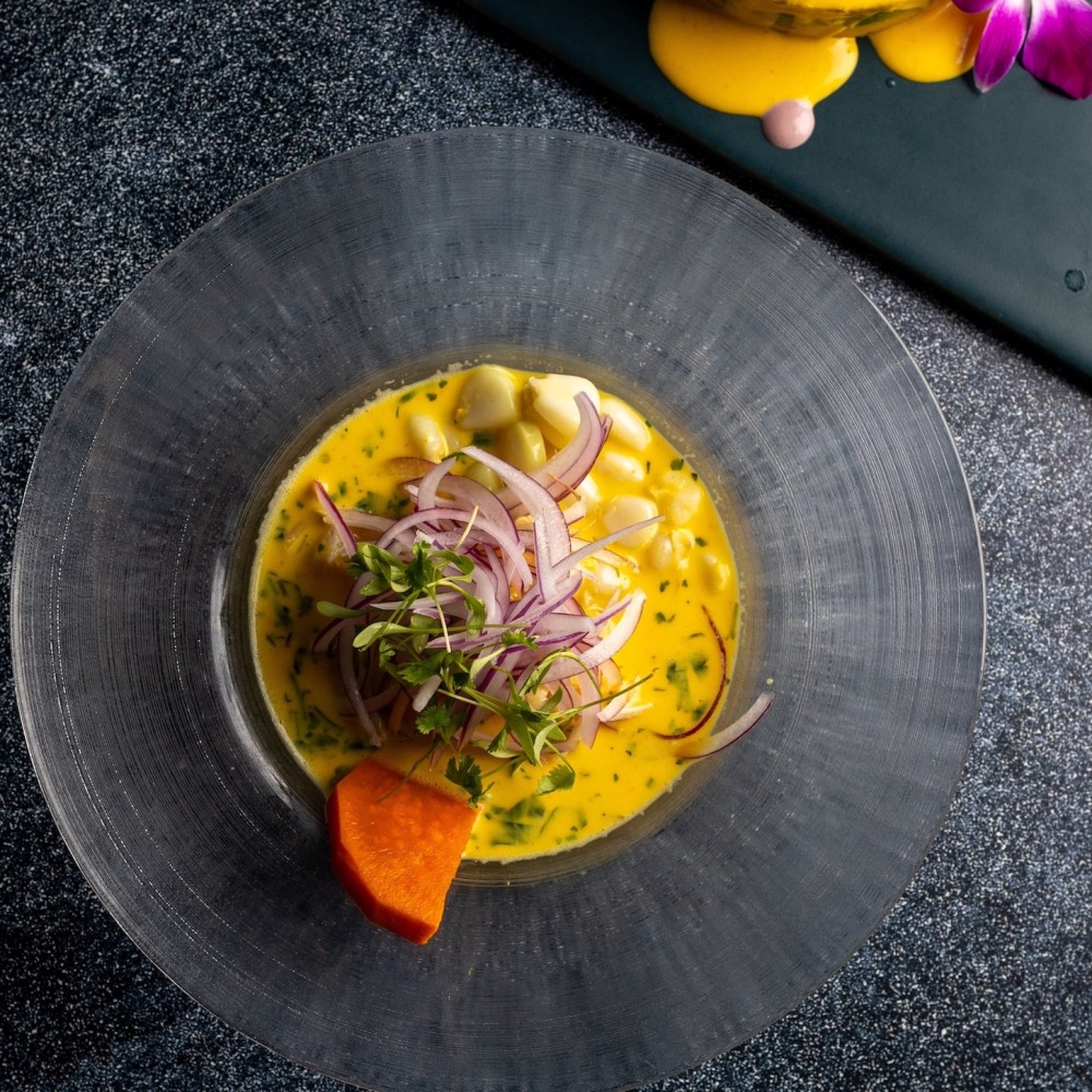 Fresh, zesty, and bursting with flavor, our Ceviche Amarillo is a bold Peruvian classic you’ll crave again and again! 🇵🇪✨