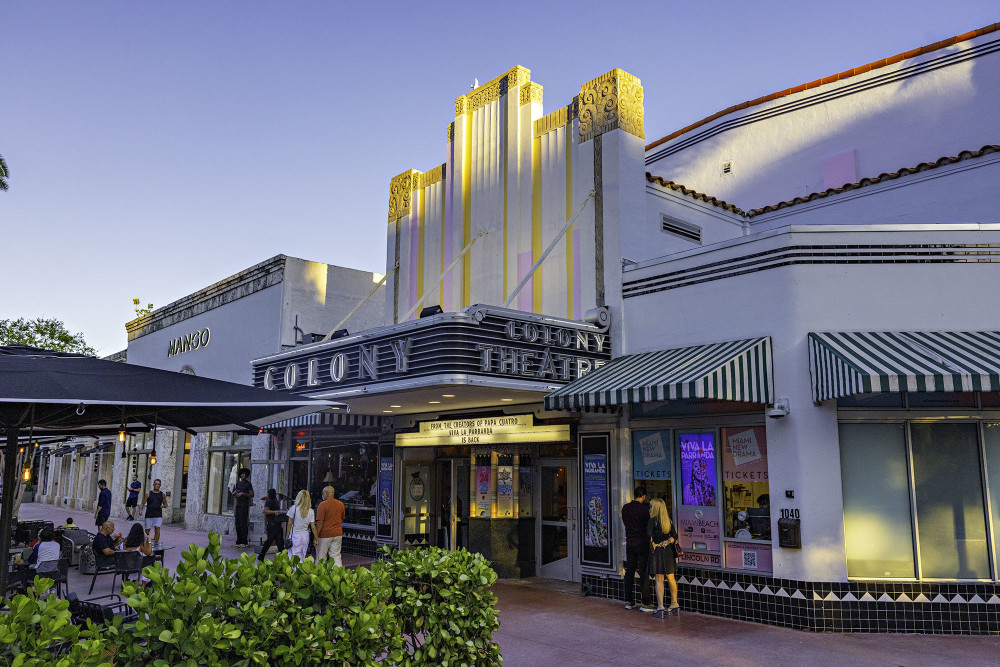 Lincoln Road is the heart of arts and entertainment in Miami Beach, FL, with live theater, music, film, and fine art galleries.