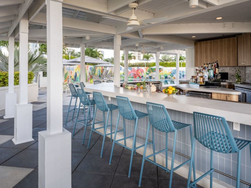 Take your evenings to new heights at Edgewater Rooftop + Bar.