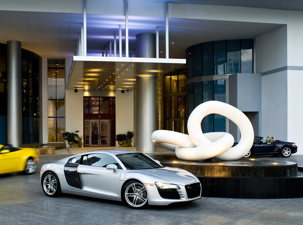 Some guests come to park, while others gaze at the many Lux cars that often times are one of a kind. It certainly makes Parking more fun
