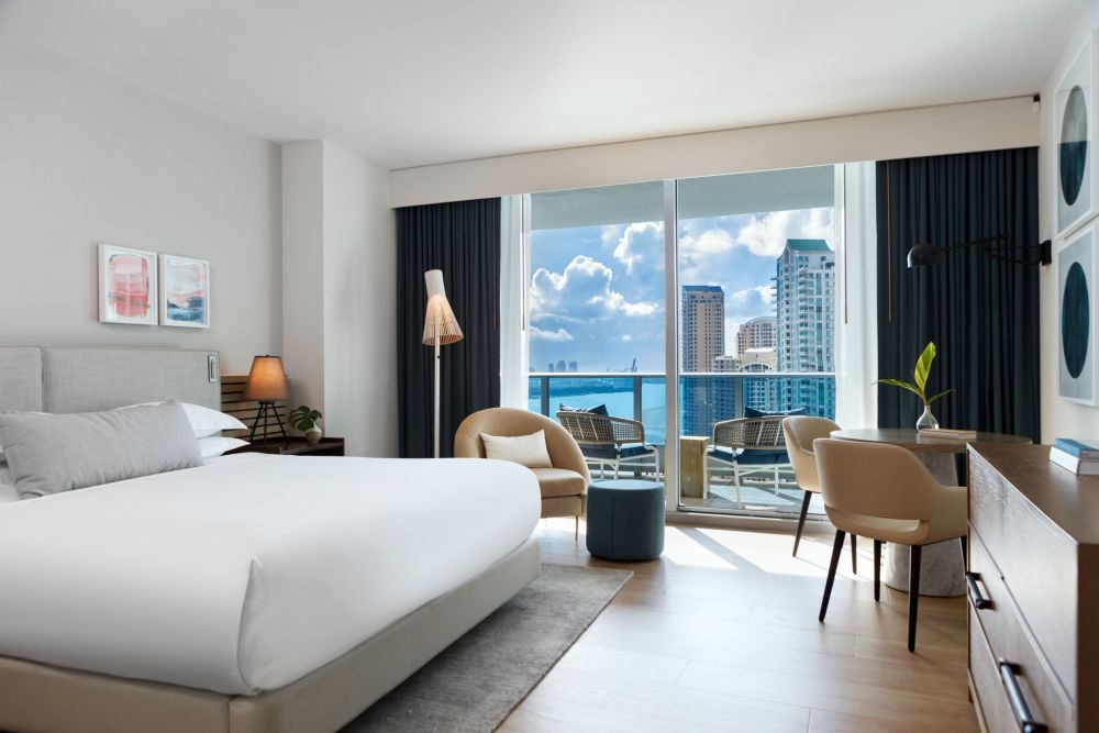 All hotel rooms are not created equal - That's why we designed our guestrooms to be 450 sq ft, plus a full balcony. Now that's EPIC!