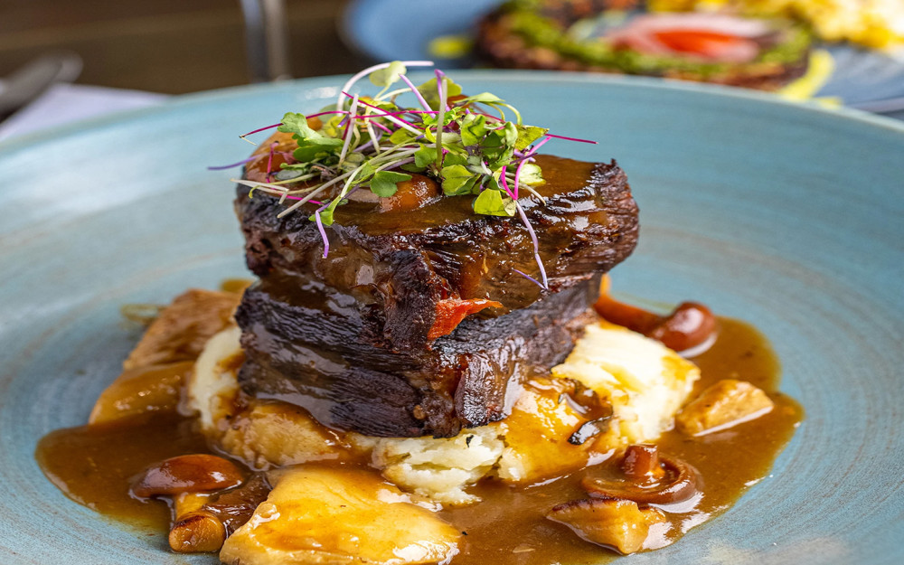 The perfect filet mignon and delicious mashed potatoes