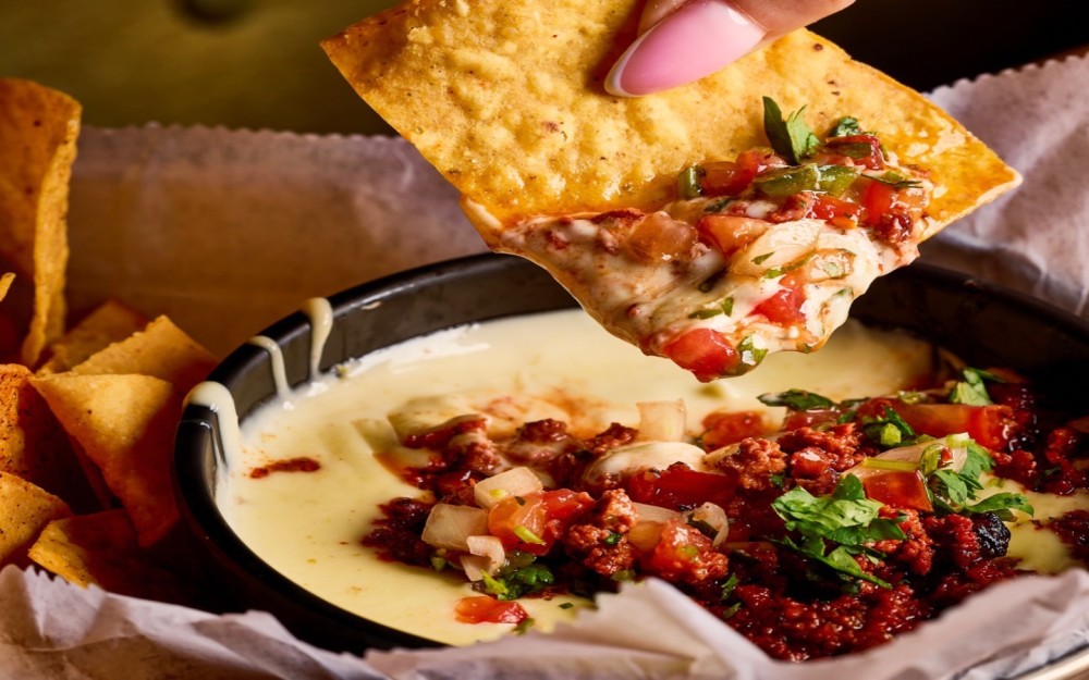 Queso with chorizo
