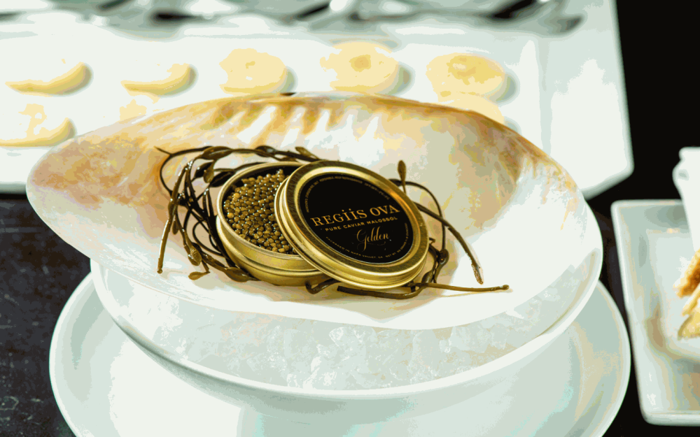 Experience fine dining at Bourbon steak Miami topped with exquisite Caviar, a symphony of flavors for the most discerning palates.