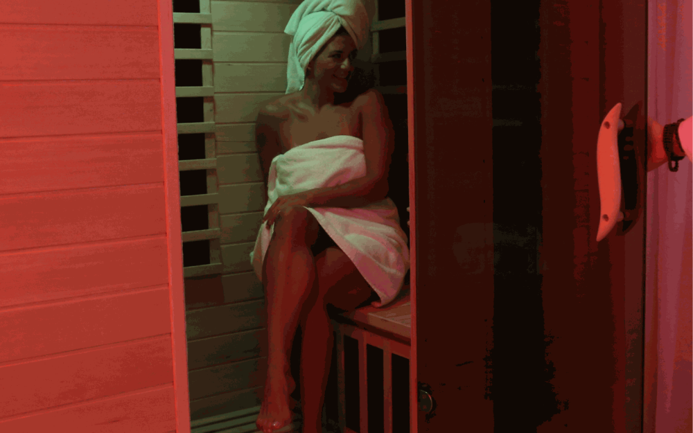 Sweat out toxins, boost circulation, and relax in comforting warmth with our Infrared Sauna experience.