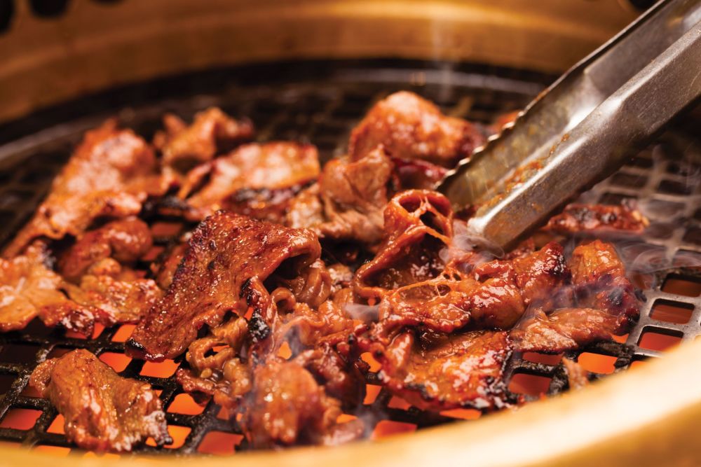 Cooking Toro Beef on Grill