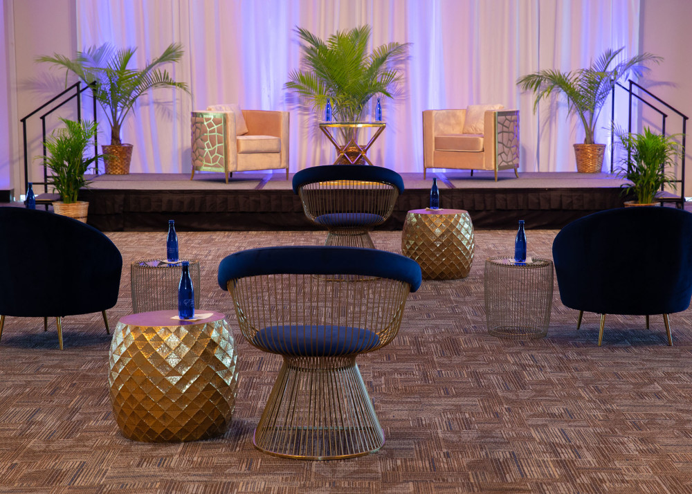 In-house hybrid meeting services, along with socially distanced seating, ensures all attendees are comfortable.