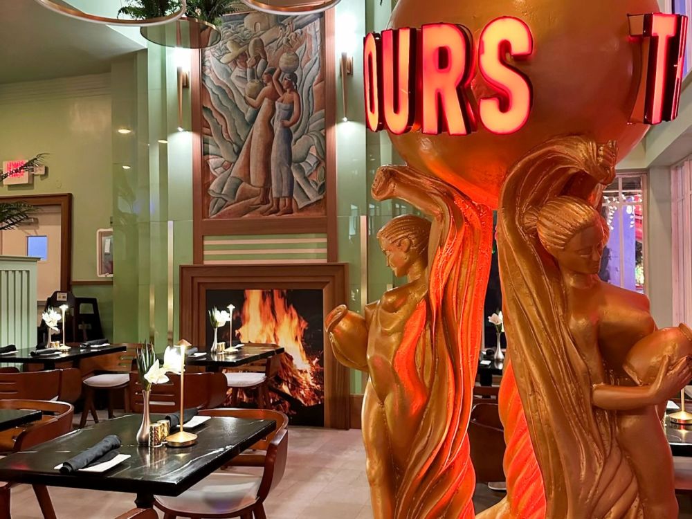 Montana’s Miami Beach offers an eclectic dining space with a front terrace, indoor dining and a private speakeasy area.