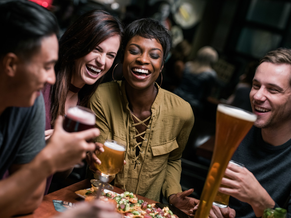 Each Yard House has a distinct vibe with custom artwork, a classic and current rock soundtrack of 10,000 songs, and glass-enclosed keg room housing up to 3,000 gallons of fresh, quality beer.