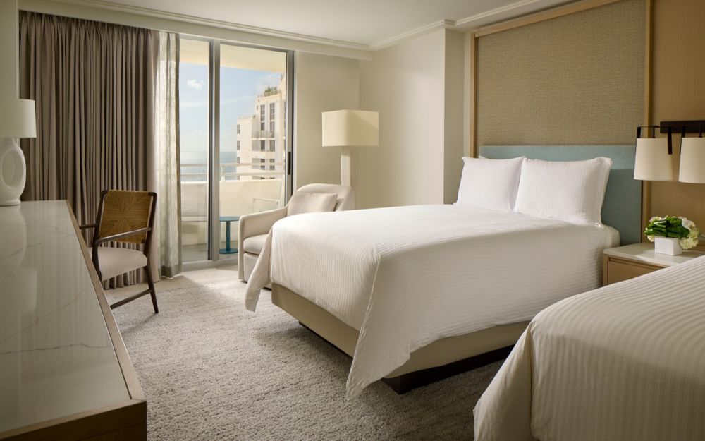 Loews Miami Beach Hotel Partial Ocean View Double with Balcony