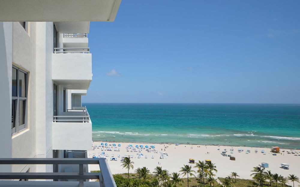 Loews Miami Beach Balcony Beach View