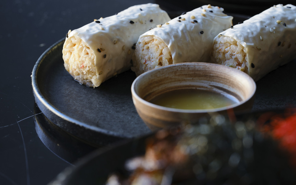 baked crab roll