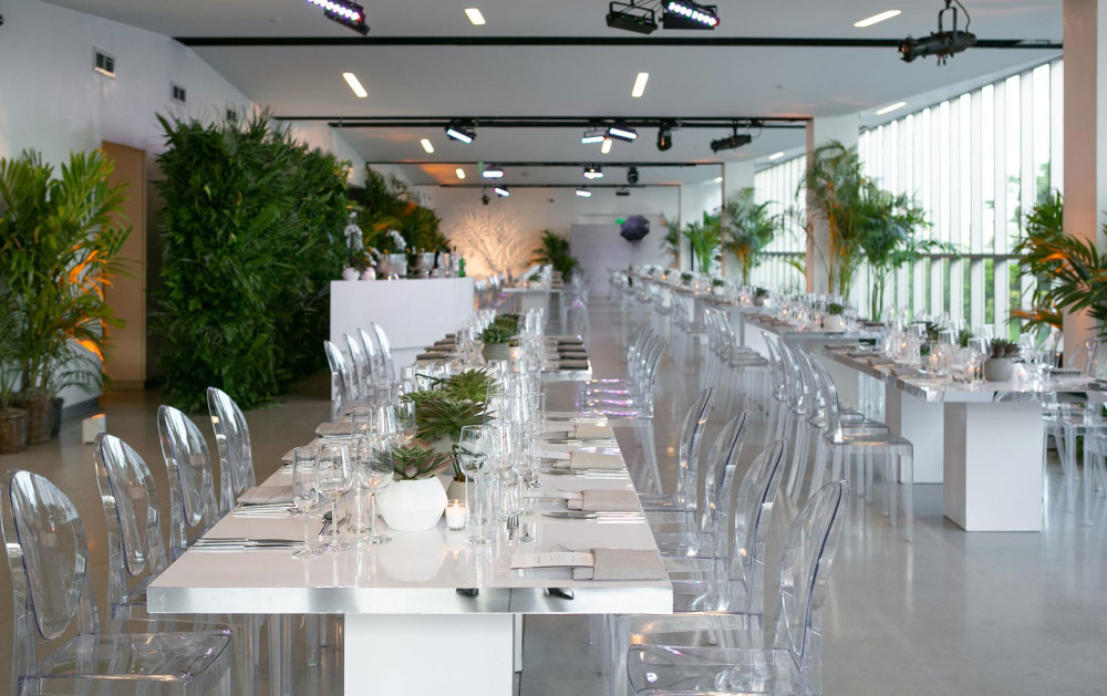 Dinner Reception at Paradise Plaza Event Space.
