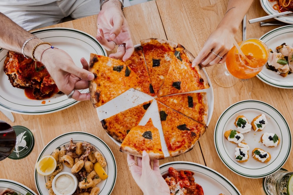 An image of a selection of various food items on Pasta & Juliet's menu.
