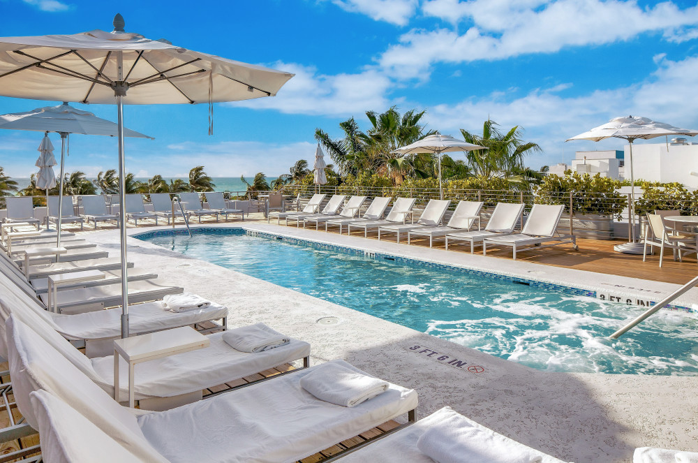 The rooftop pool.