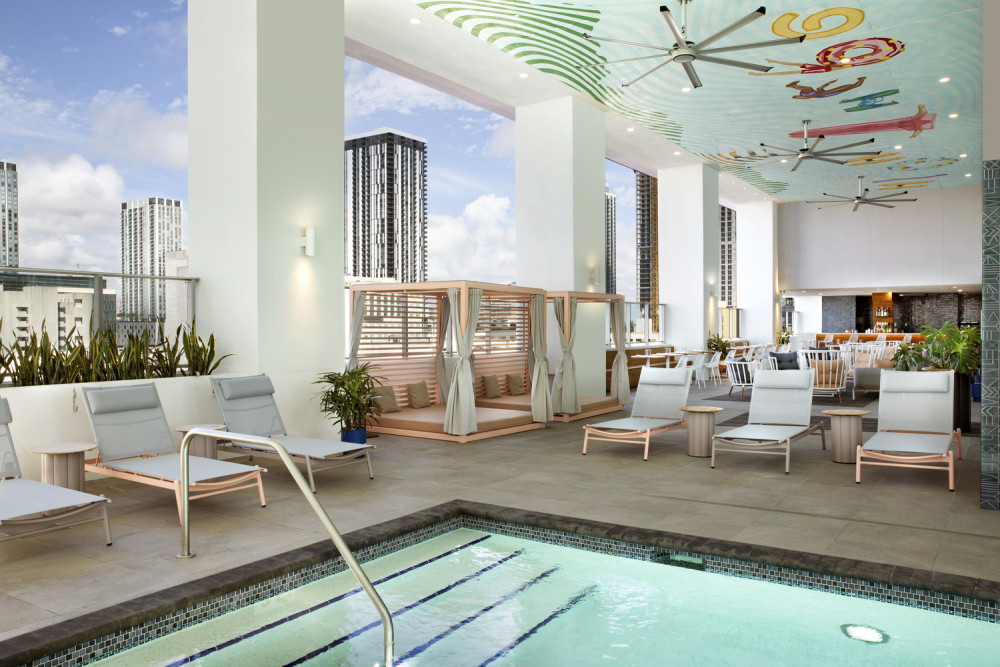 Hotel outdoor pool