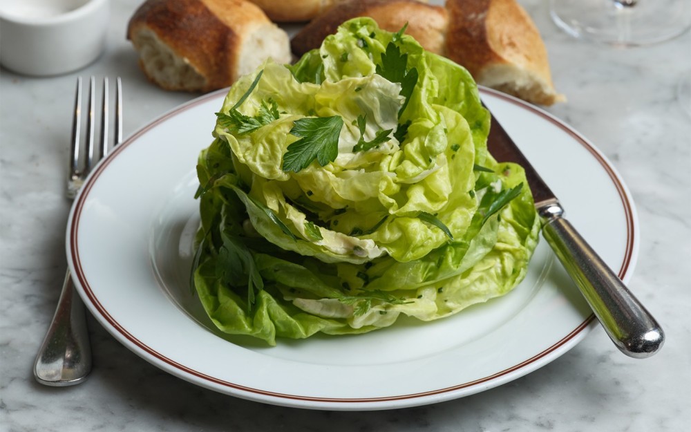 Laitue | Bibb lettuce & garden herbs with house vinaigrette