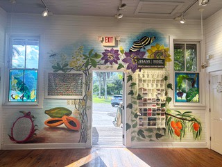 Mural at Visitor Information Center at Fruit and Spice Park