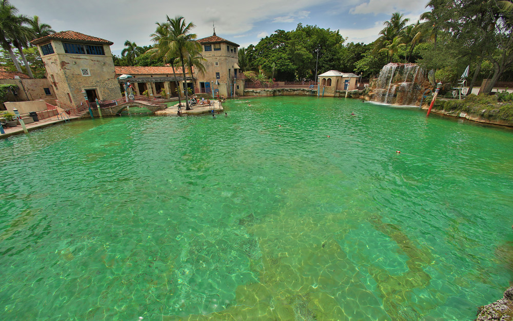Venetian Pool waterfall