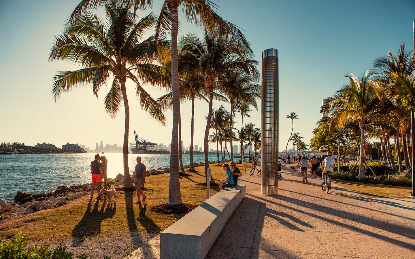 South Pointe Park, miami, estados unido, playa para perros