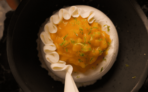 Mango Coconut Pavolva