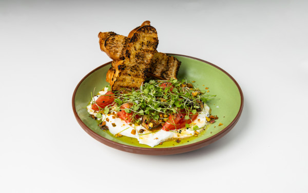 Burrata: Creamy, dreamy, and dressed to impress. She’s the queen of starters—and yes, she knows it.