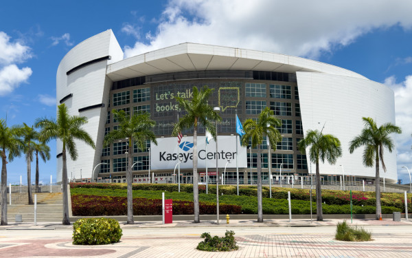 Front facade of the Kaseya Center