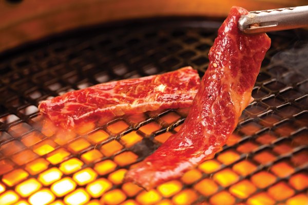 Cooking Prime Kalbi Short Rib on Grill