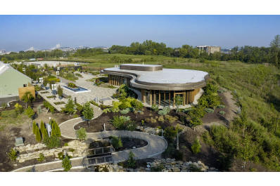 Aerial view of the Gardens