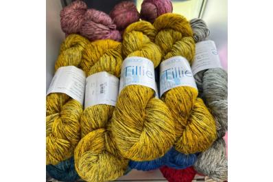 Yarnworks_Yellow Yarn Display
