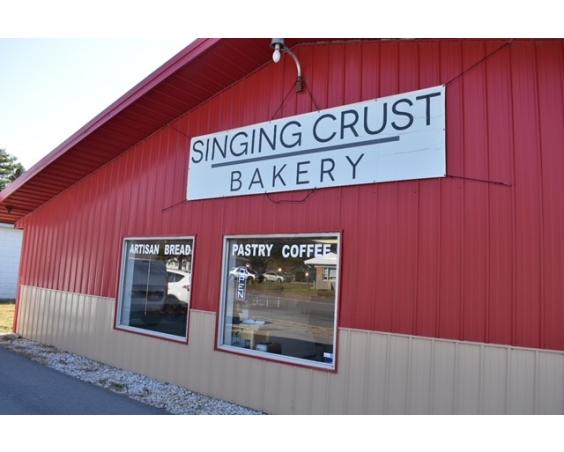 The Singing Crust Front of Building Clayton, IN